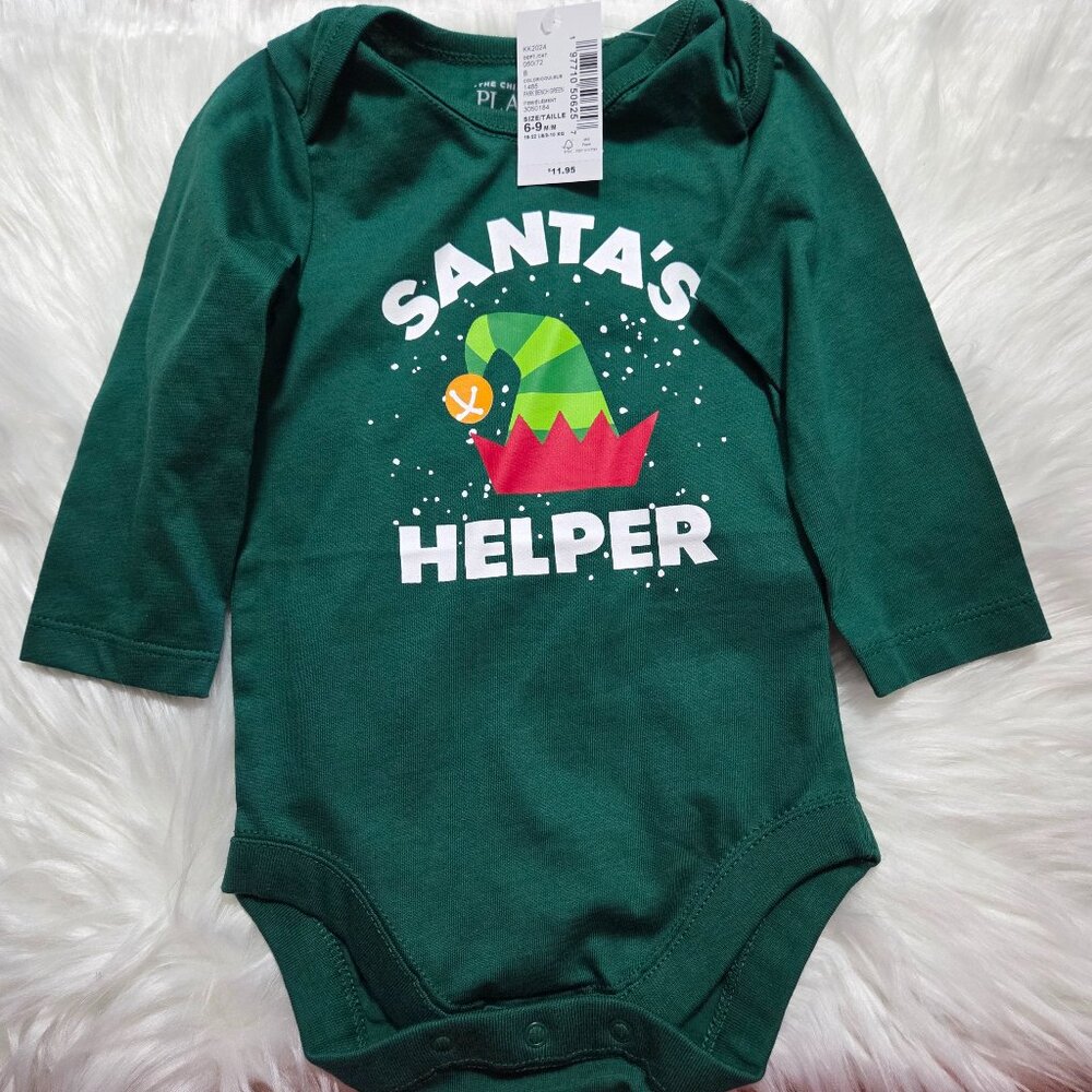 The Children's Place "Santa's Helper" Bodysuit